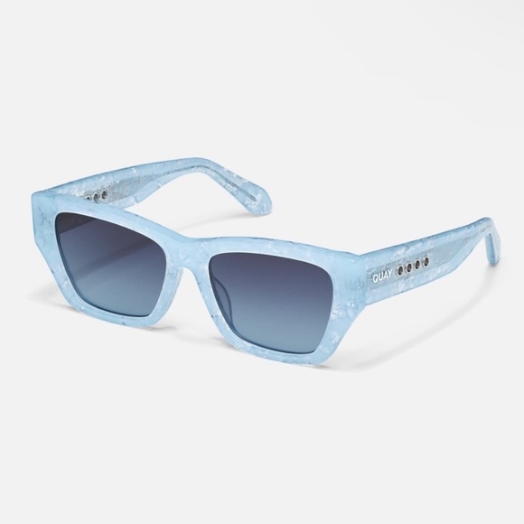 Quay Australia NoApologies Arctic Tort Frame/Blue Grad. Lens Limited Edition!!?